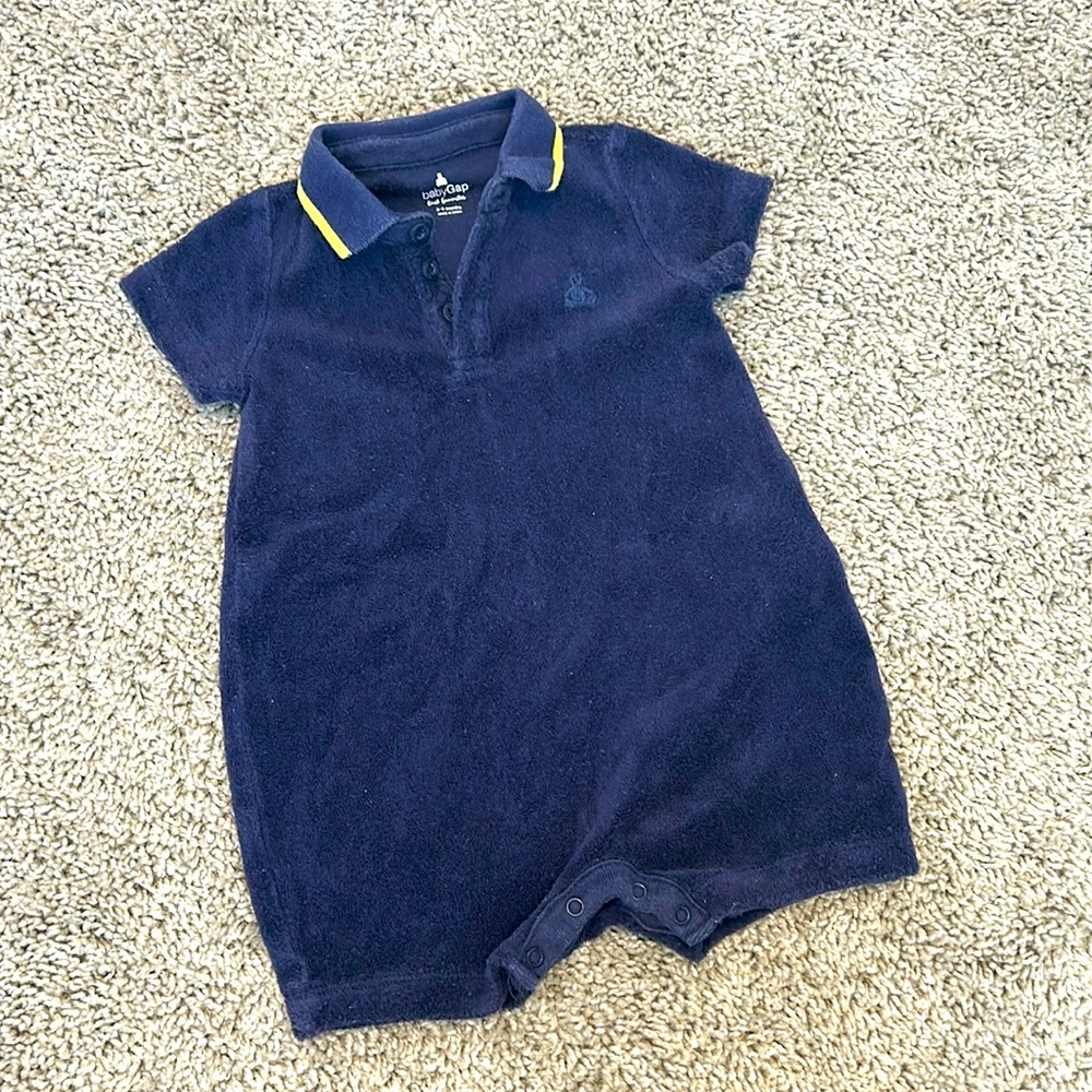 Terrycloth onesie